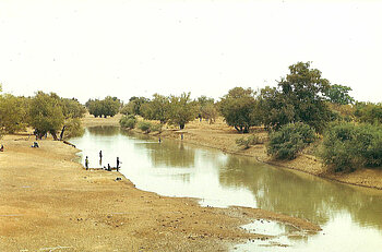 Nakambé (Weißer Volta) östlich von Ouagadougou