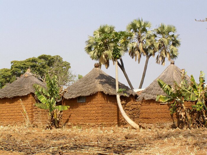 Togolesische Häuser in Lassa