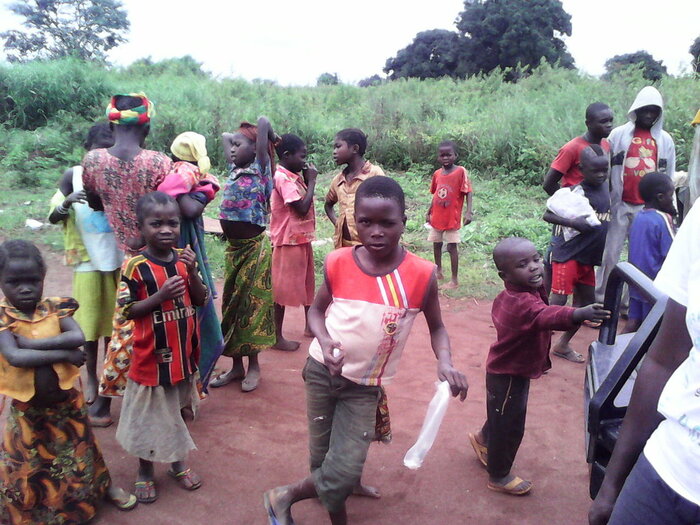 Zentralafrikanische Kinder