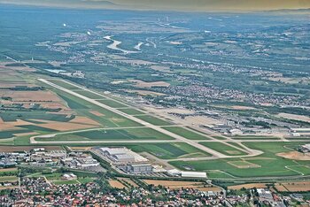 Flughafen Basel - Mulhouse von oben