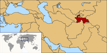 Wo liegt Tadschikistan?