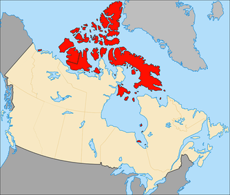 Karte Kanadisch-Arktischer Archipel
