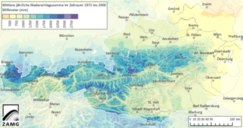 Niederschlag in Österreich