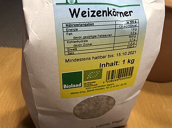 Weizenkörner für Kutja