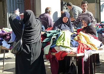 Kleidung, schwarz, Jordanien