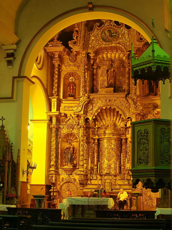 Goldener Altar in San José in Panama-Stadt