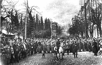 Rote Armee in Tiflis