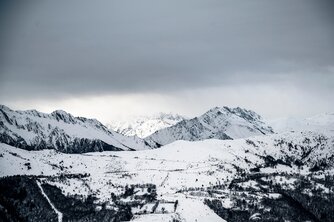 Schnee in den Pyrenäen