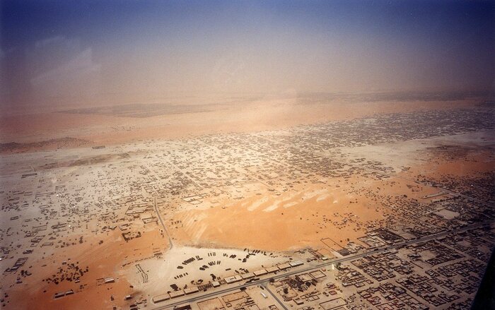 Nouakchott aus der Luft
