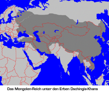 Mongolenreich um 1295