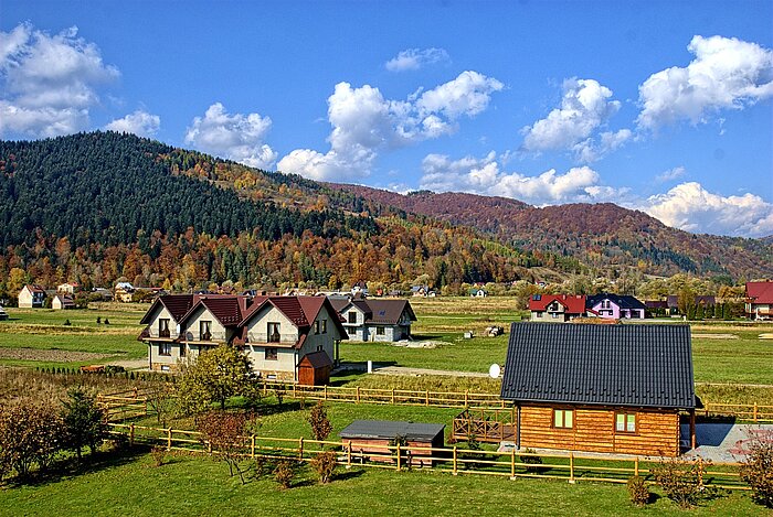 Häuser auf dem Land