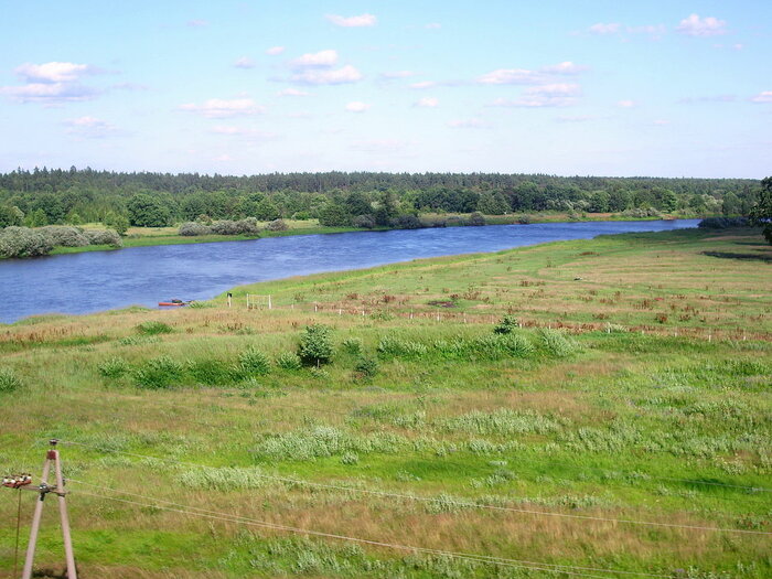 Fluss Beresina in Weißrussland