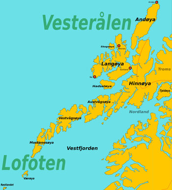 Lofoten Karte