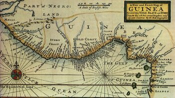 Einteilung der Guineaküste gemäß ihren „Produkten“ im 16. Jahrhundert