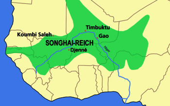 Ausdehnung des Songhai-Reiches