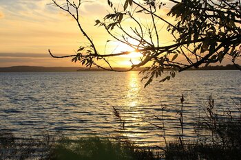 Sonnenuntergang am Kummerower See