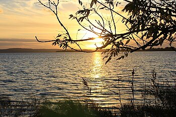 Sonnenuntergang am Kummerower See