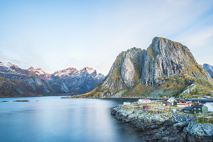 Dorf auf den Lofoten