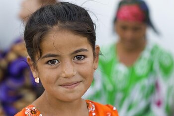Mädchen aus Tadschikistan