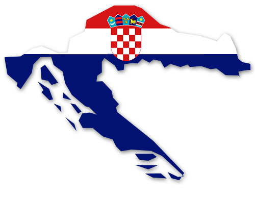 Kroatien Umriss