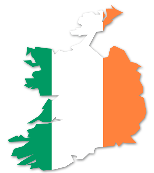 Irland Umriss