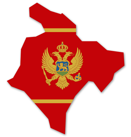 Montenegro Umriss