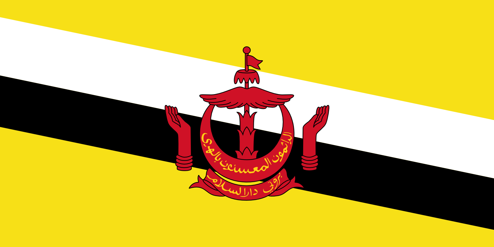 Bruneis Flagge