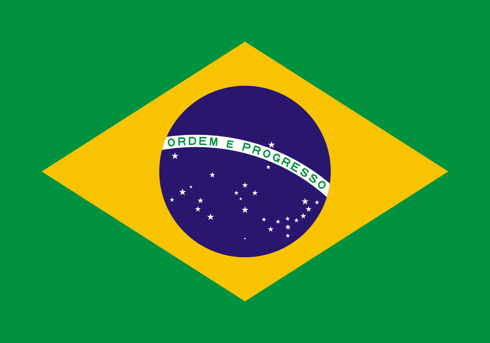 Brasiliens Flagge