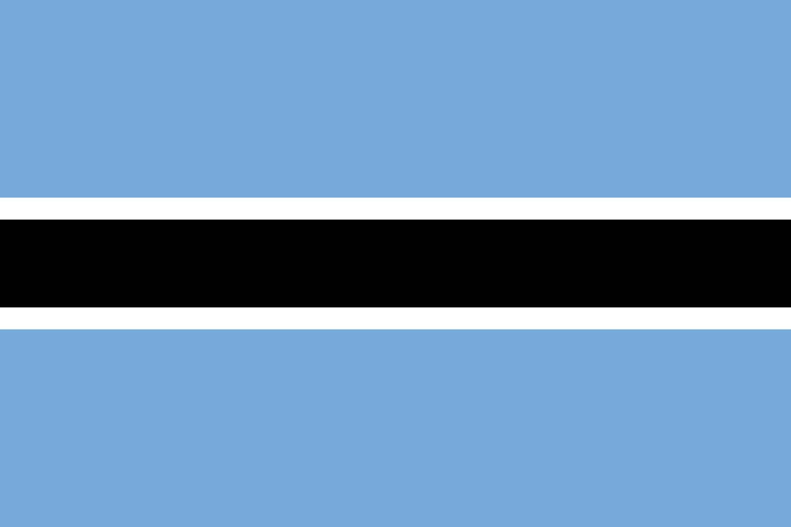 Botswanas Flagge