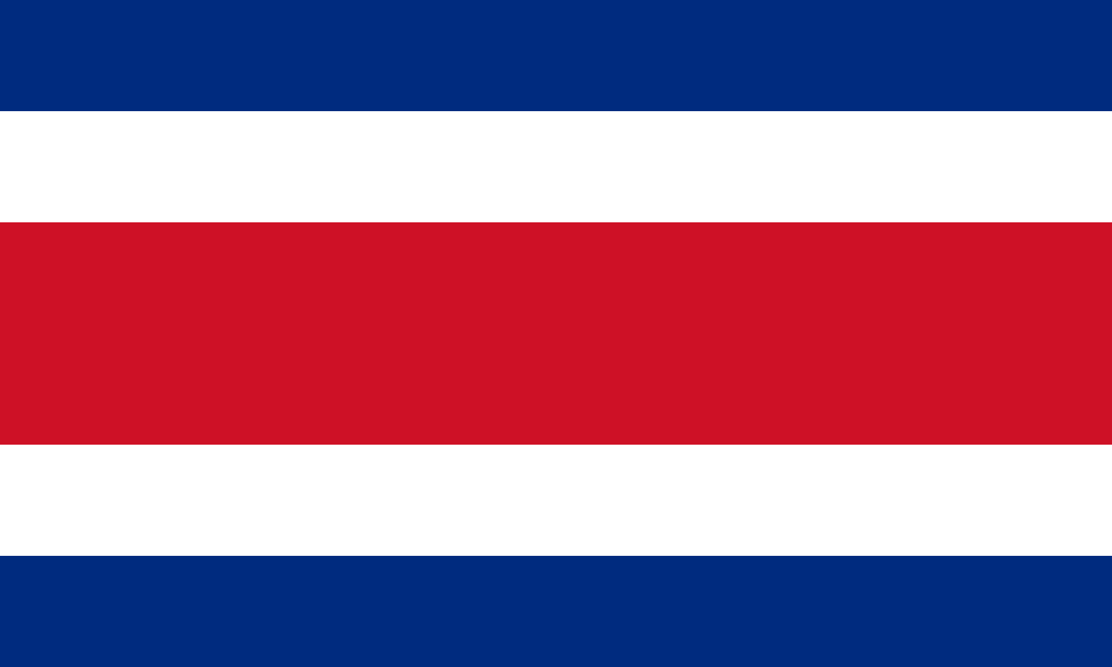Costa Ricas Flagge