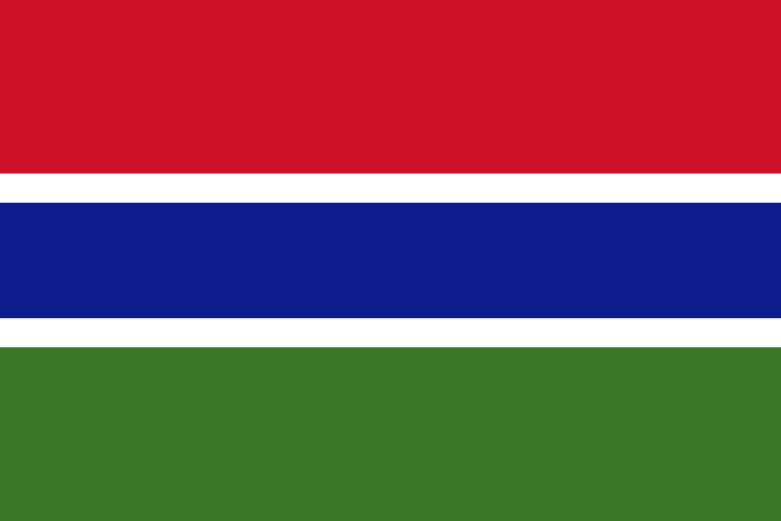 Gambias Flagge