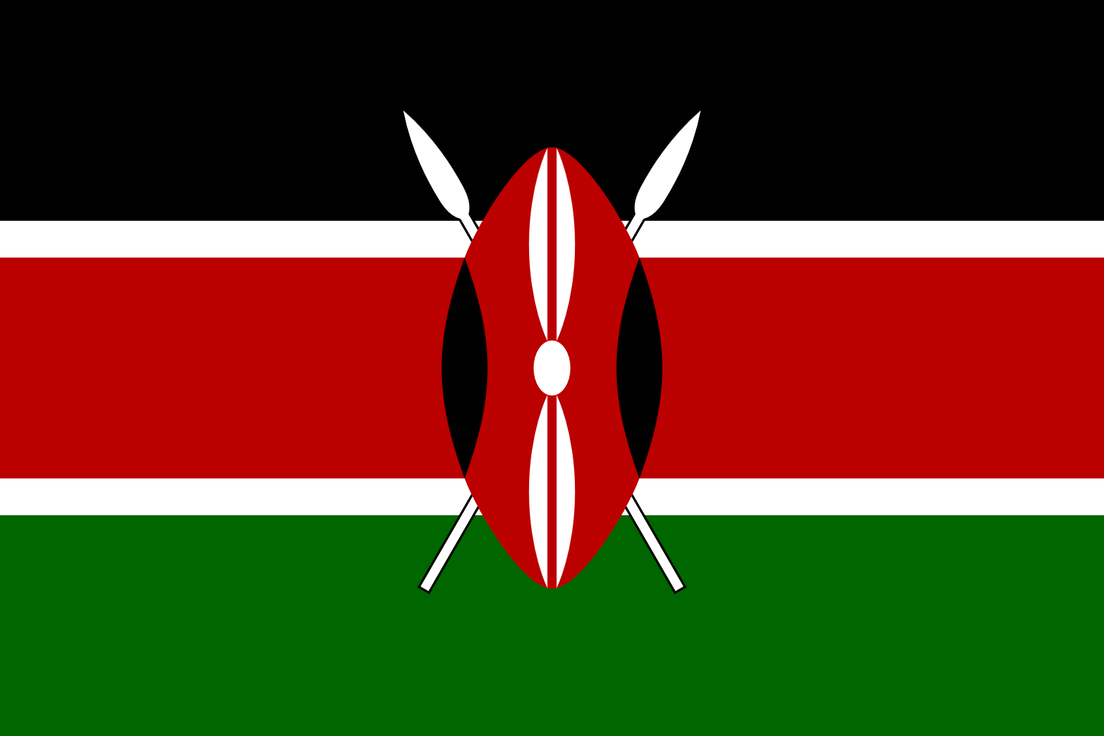 Kenias Flagge