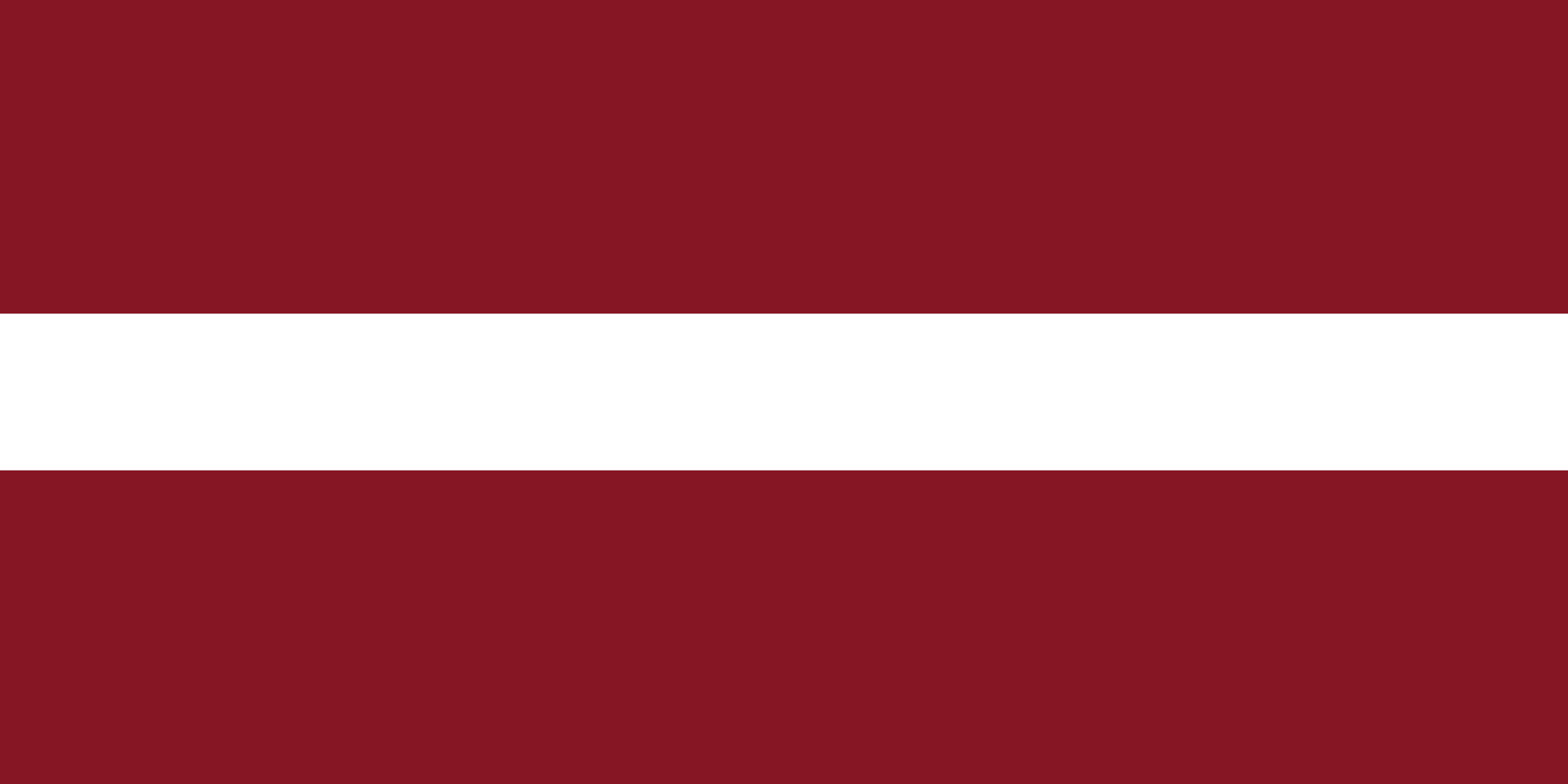 Lettlands Flagge