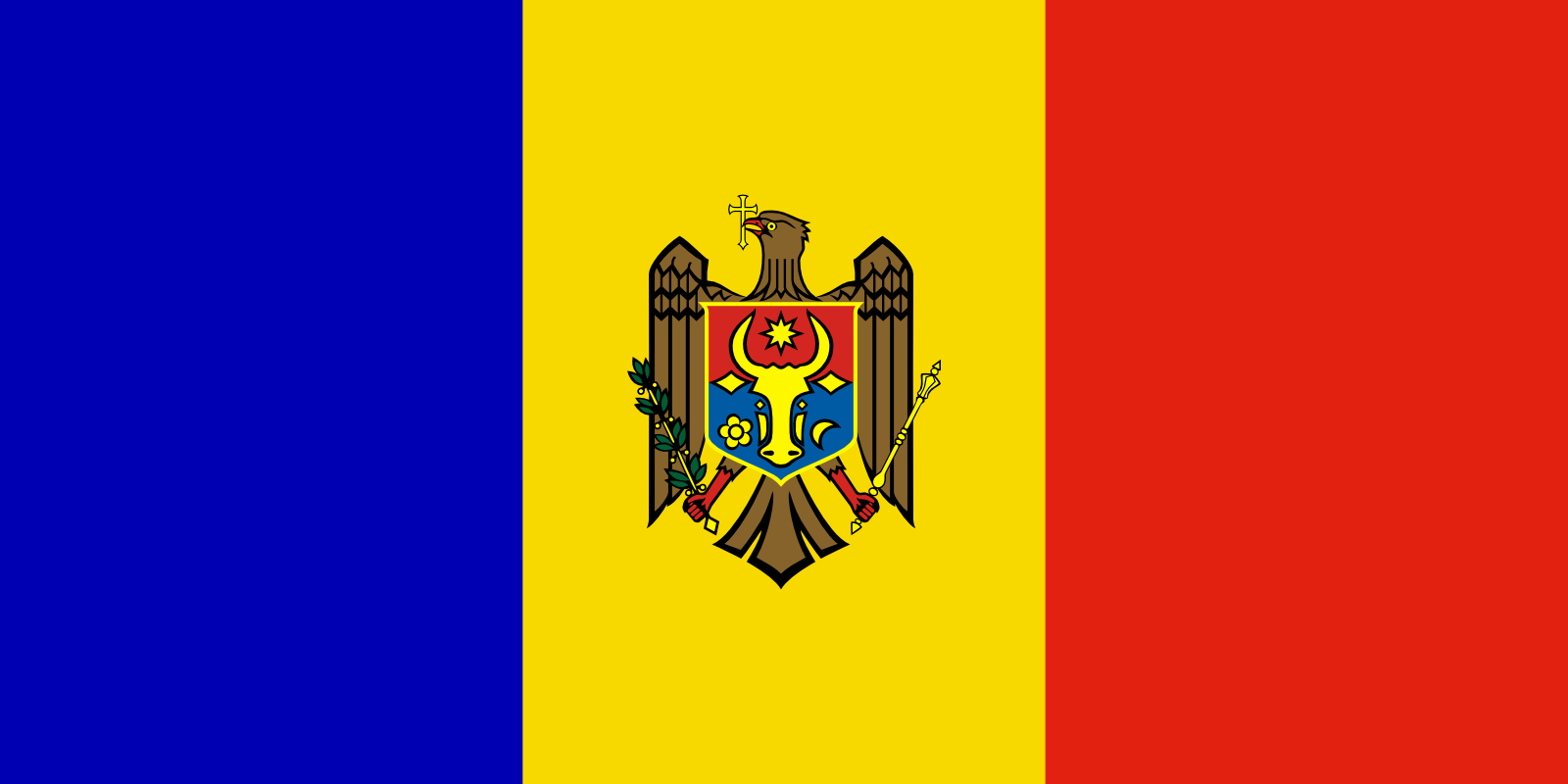 Moldawiens Flagge