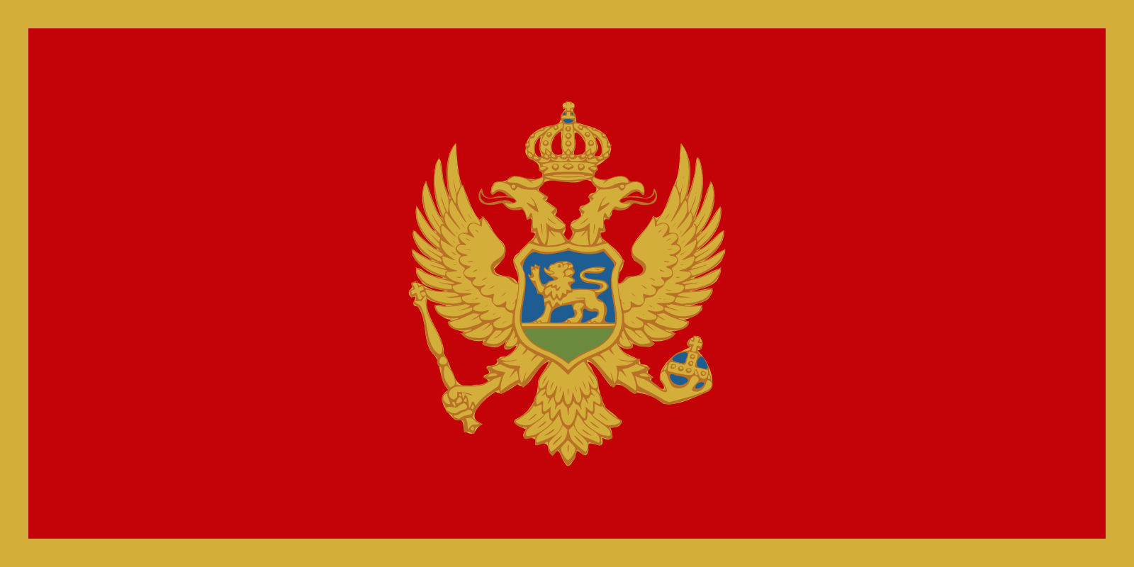 Montenegros Flagge