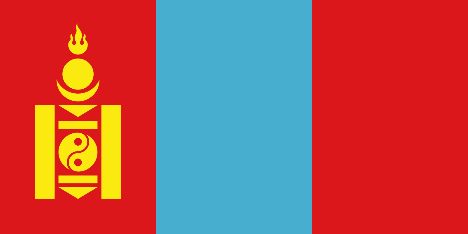 Mongoleis Flagge
