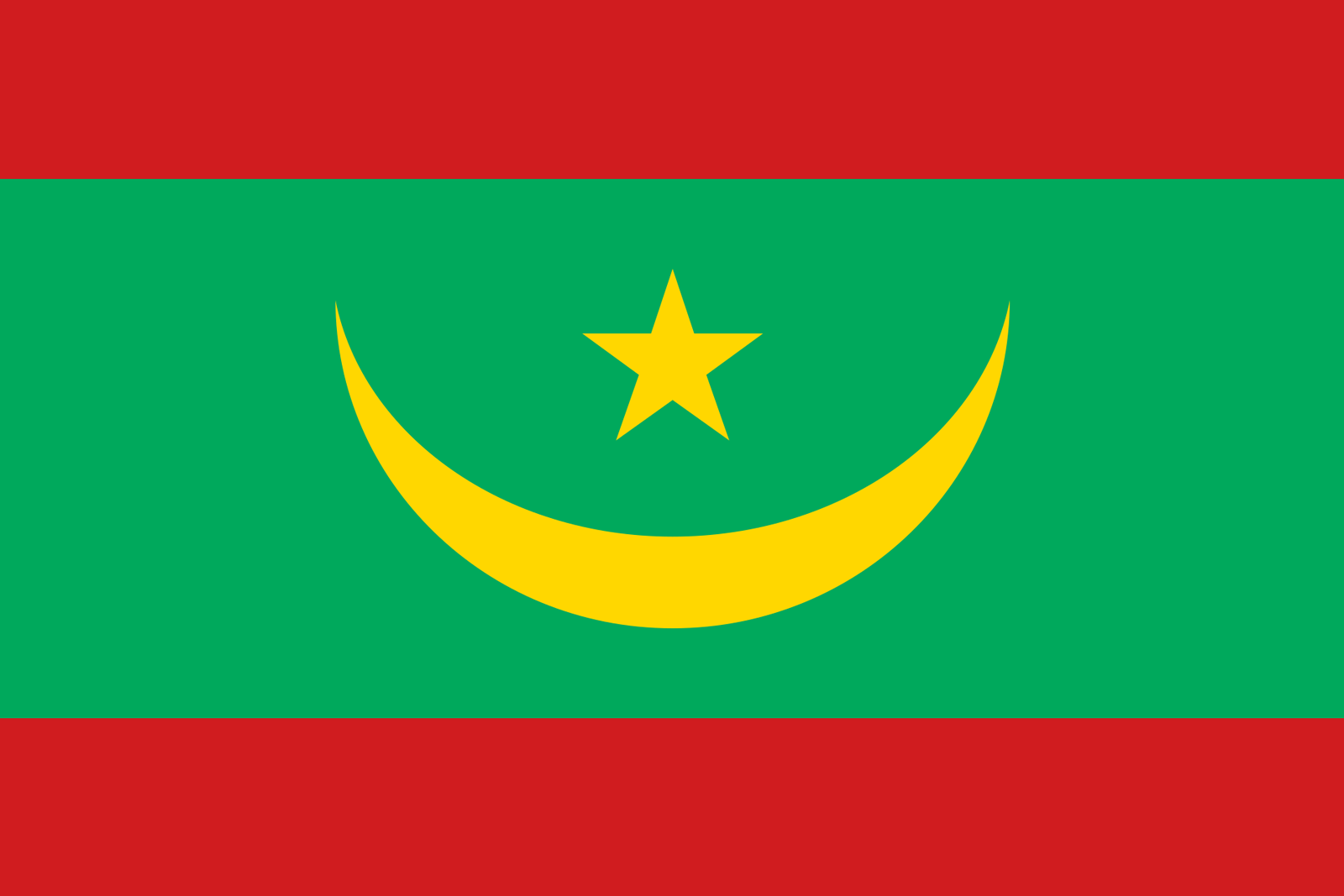 Mauretaniens Flagge
