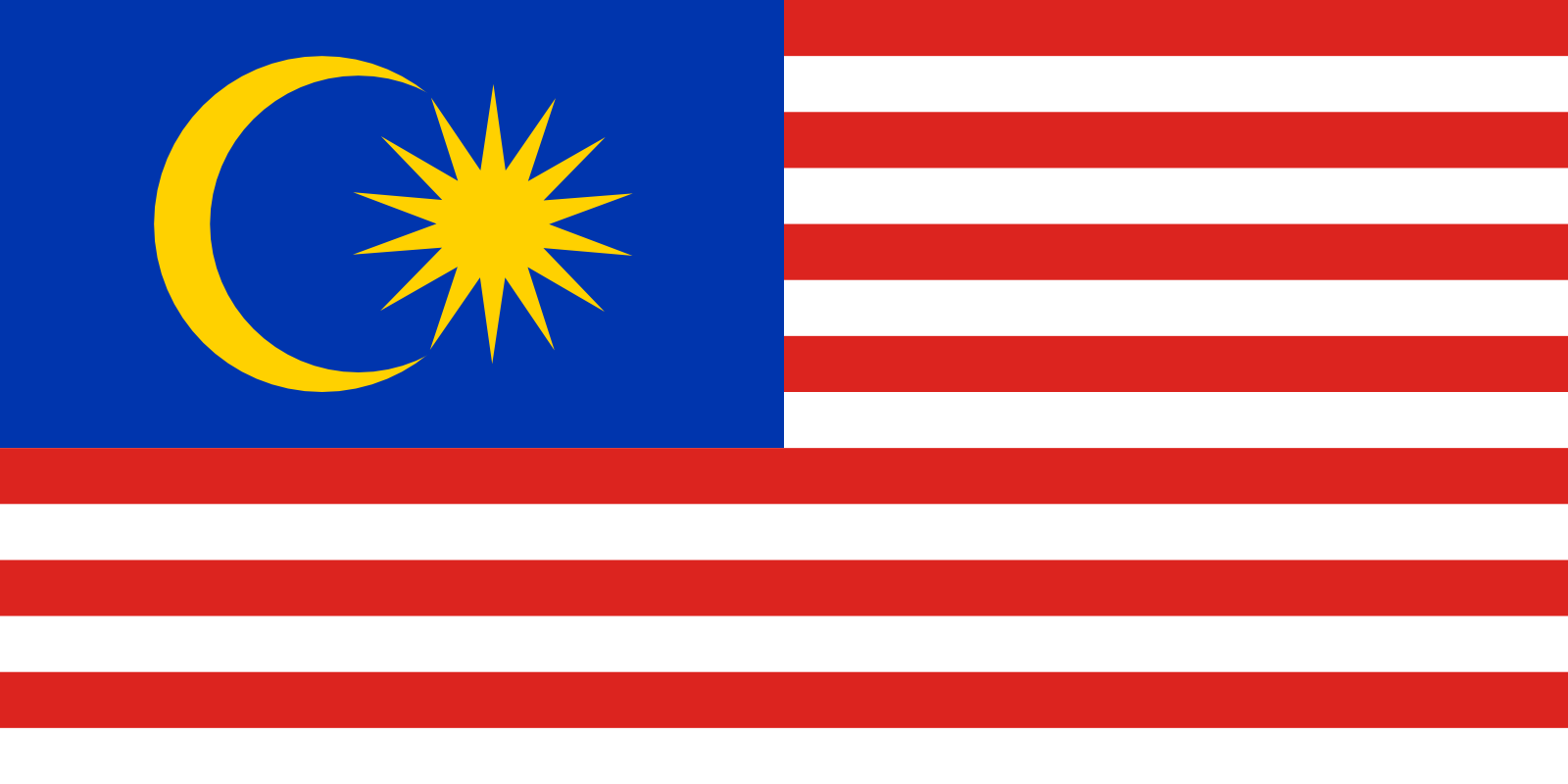 Malaysias Flagge