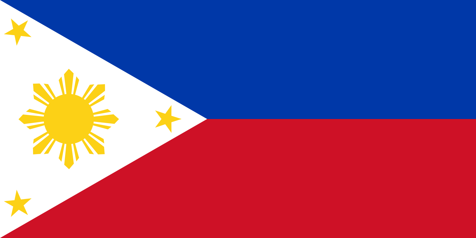 Philippinens Flagge