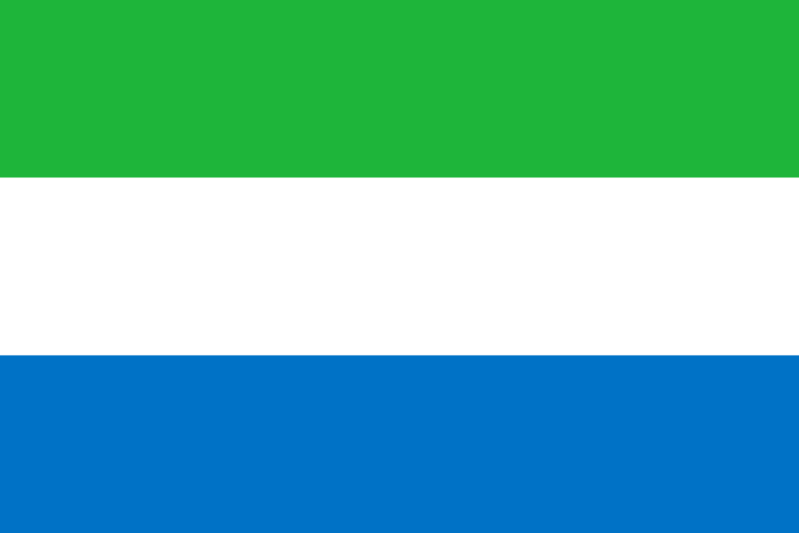 Sierra Leones Flagge