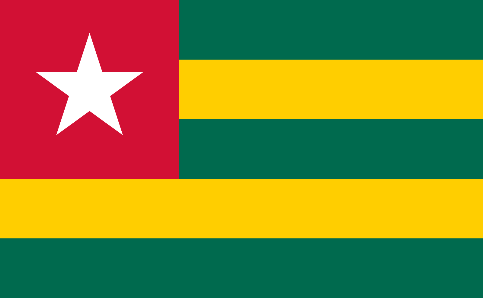 Togos Flagge
