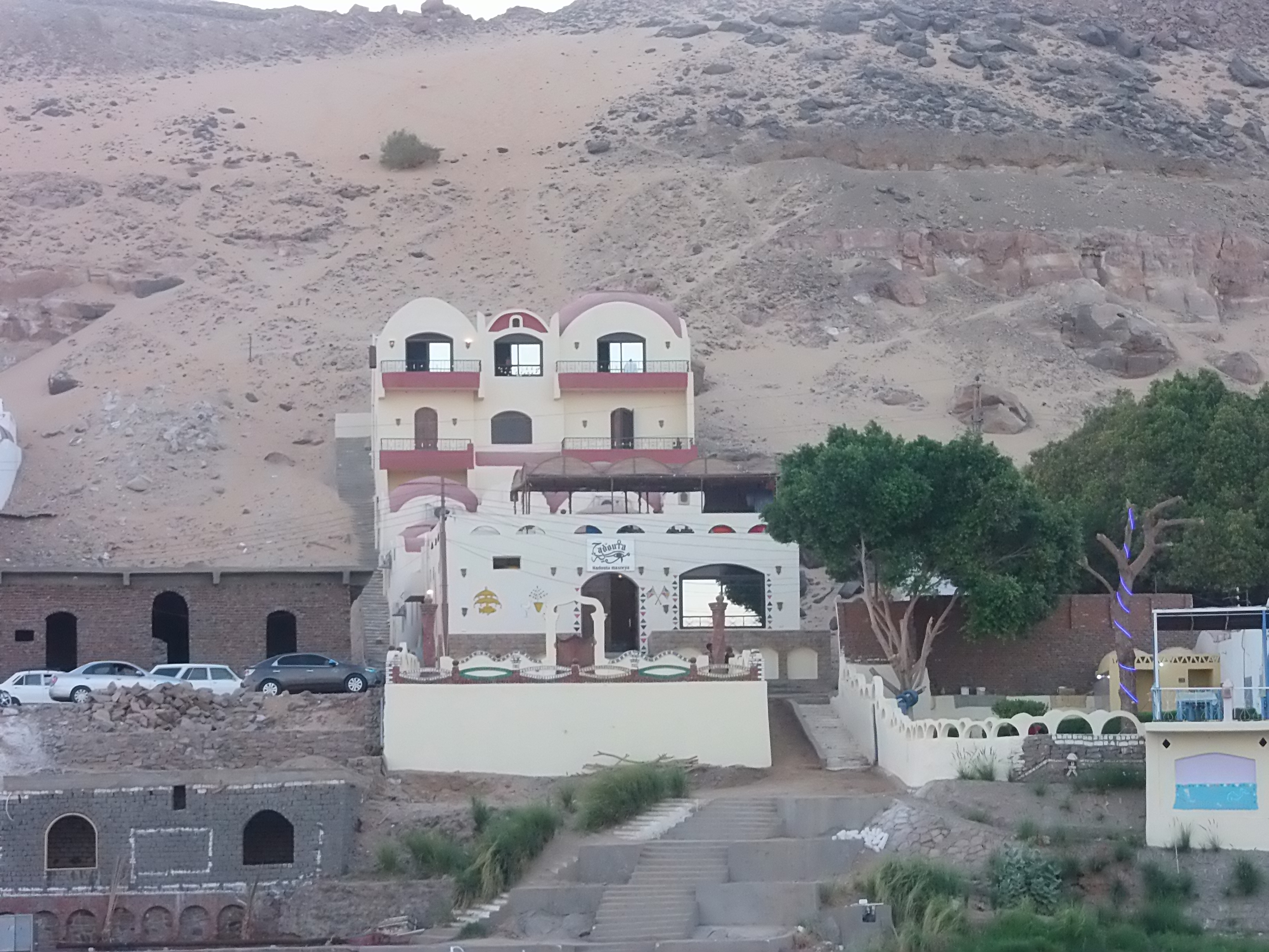 Haus in einem nubischen Dorf