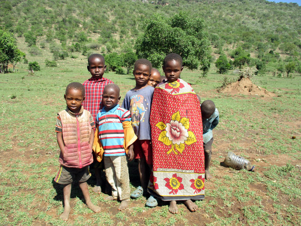 Masai-Kinder, Kenia