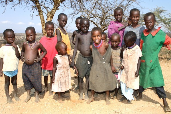 Turkana-Kinder, Kenia