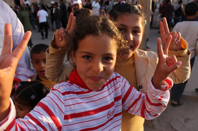 Mädchen in Bengasi