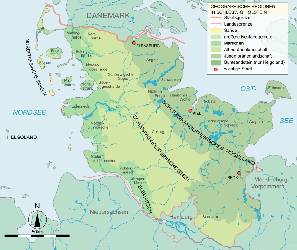 Landshcaften Schleswig-Holstein