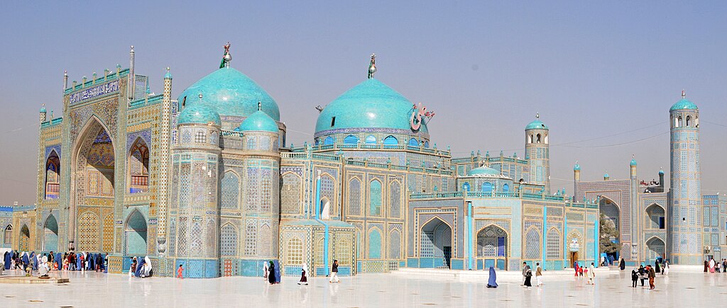 Die blaue Moschee in Mazar-i-Sharif