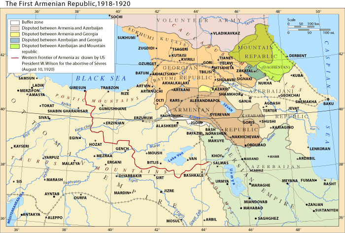 Karte Transkaukasien 1957-1991