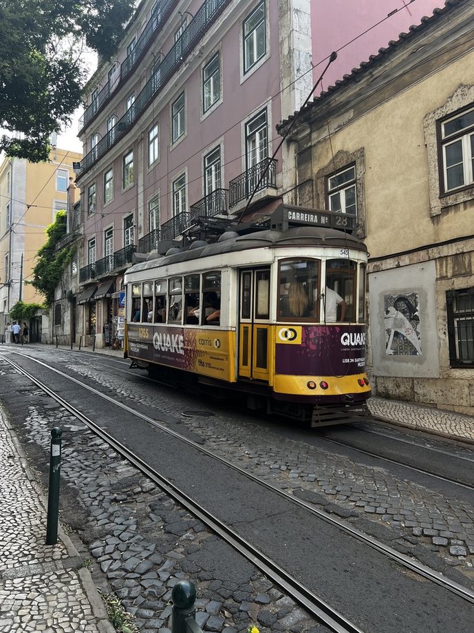 Straßenbahn 28 in Lissabon Tram 28
