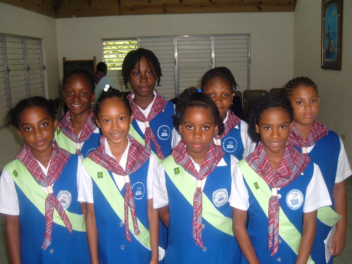Pfadfinderinnen aus Jamaika